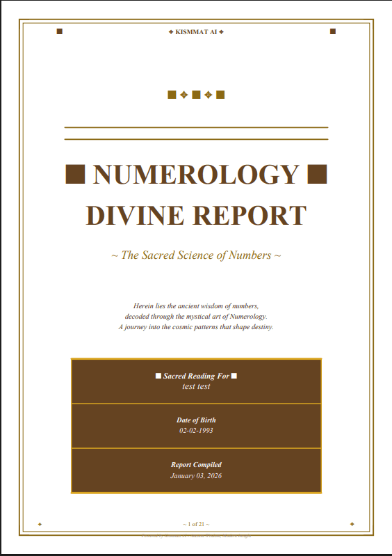 Detailed ₹375 Report Sample